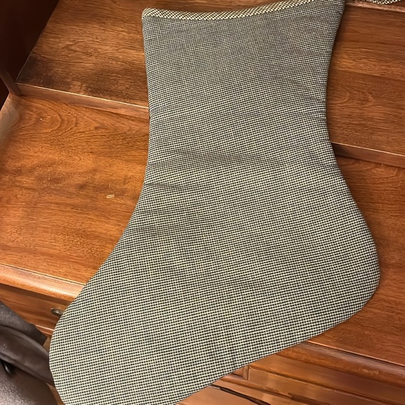 Vintage stocking with snowman and buttons - Picture 4 of 4